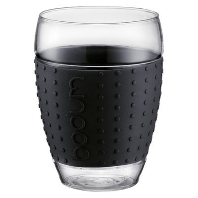 Bodum - Pavina 15-Oz Glasses Set - Black
