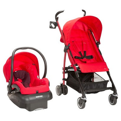 Maxi-CosiA Kaia/MicoA Nxt Travel System in Intense Red