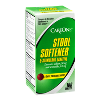 CareOne Stool Softener & Stimulant Laxative Tablets - 100 CT