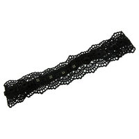 Everglory Creations Inc Women's Headband with Acrylic Stones -Black