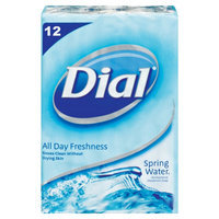 Dial® Soap Antibacterial Deodorant Soap Bars Spring Water