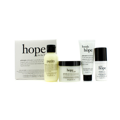 Philosophy Hope for the Best Coffret: Cleasner, Mositurizer, Eye Cream, Hand Cream