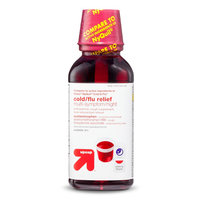 up & up Cold & Flu Relief Multi-Symptom Night Cherry Liquid - 12 oz