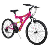 Girl's Magna Outreach Full Suspension Mountain Bike - Pink (24