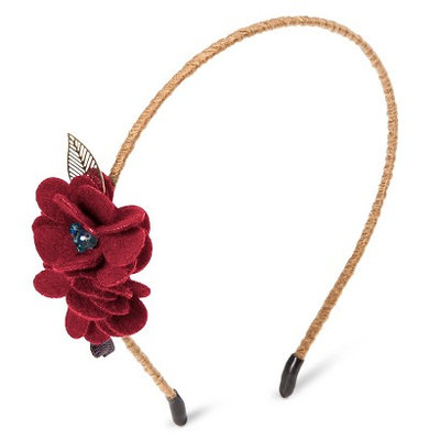Capsule By Cara Women's Capsul by Cara Soft Floral Headband - Red