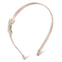 Capsule By Cara Women's Capsul by Cara Sparkling Bow Headband - Gold