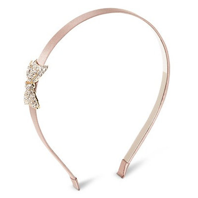 Capsule By Cara Women's Capsul by Cara Sparkling Bow Headband - Gold