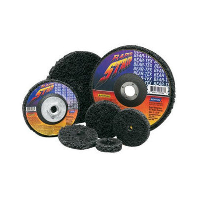 Norton Bear-Tex Rapid Strip Depressed Center Wheels - 7x5/8-11 s/c extra coarse wheel (Set of 10)