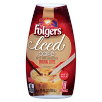 Smucker's Folgers Iced Cafe Original Latte Concentrated Beverage Mix 1.62 oz