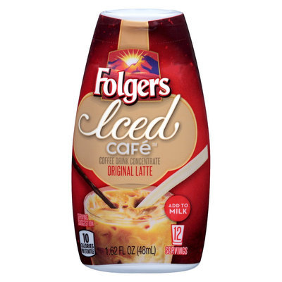Smucker's Folgers Iced Cafe Original Latte Concentrated Beverage Mix 1.62 oz