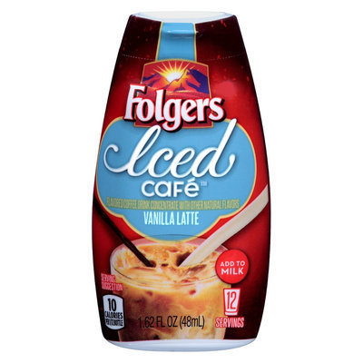 Smucker's Folgers Iced Cafe Vanilla Latte Concentrated Beverage Mix 1.62 oz