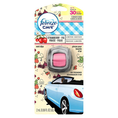 Febreze Car Vent Clip - Strawberry Fig (0.06floz)