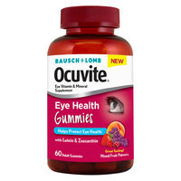 Bausch & Lomb Ocuvite Eye Health Vitamin Gummies - 60 Count