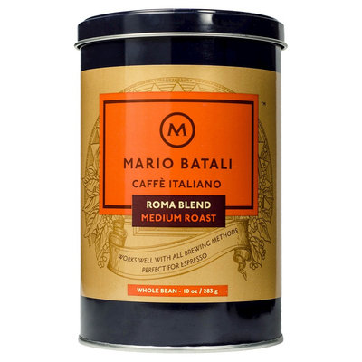 La-colombe Mario Batali Caffe Italiano Roma Blend Medium Roast Whole Bean Coffee 10 oz