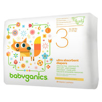 Babies R Us Babyganics Size 3 Ultra Absorbent Jumbo Diapers 31ct