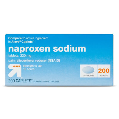 up & up Naproxen Sodium Pain Reliever Fever Reducer Caplets - 200 Count