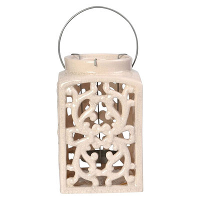 Drew Derose Decorative Ceramic Figurine - Beige