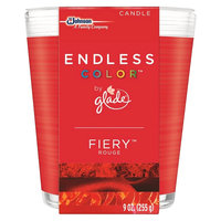 S.c. Johnson Glade Endless Color Fiery Rouge Candle 9 oz