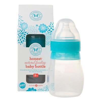 The Honest Co. Natural Feeding Silicon Baby Bottle