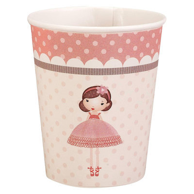 Birthdayexpress Ballerina Tutu 9 oz. Paper Cups (8)