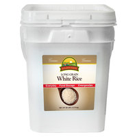 Augason Farms Emergency Food Long Grain White Rice, 28 lb