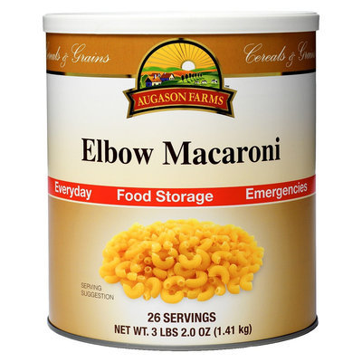 Crown Canyon Augason Farms Elbow Macaroni Pasta, 50 oz