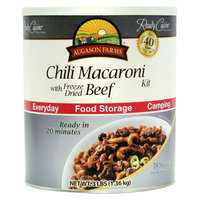 Crown Canyon Augason Farms Ready Cuisine Chili Macaroni with Freeze Dried Beef Kit, 3 lbs