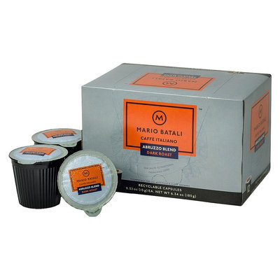 La-colombe Mario Batali Caffe Italiano Abruzzo Blend Dark Roast Coffee Capsules 12 ct
