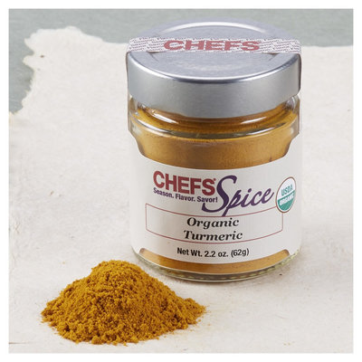 Chefs Organic Ground Turmeric Medium Jar (2.2 oz)
