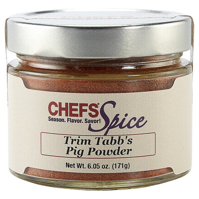 Chefs Pig Powder Pork Spice Blend and Dry Rub Large Jar (6.05 oz)