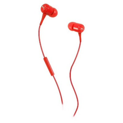 Puma Bread 'N Butter In-Ear Headphones with Mic - Red (PMAD3036)