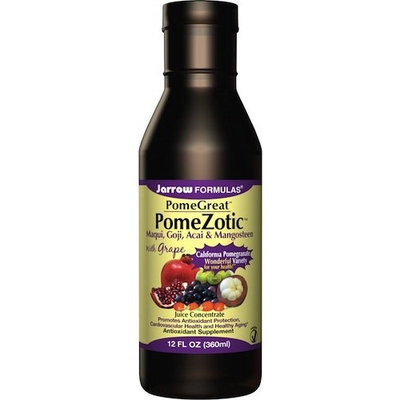 Jarrow Formulas PomeZotic, with Grape, Goji, Acai, and Mangosteen, 12 Fluid Ounce