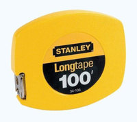 Stanley Bostitch Long Tape Measure, 1/8 Graduations, 100ft, Yellow