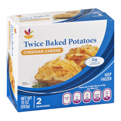 Ahold Twice Baked Potatoes CHeddar Cheese - 2 CT