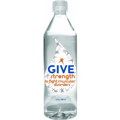 Give Water Give Strength Electrolyte Enhanced, 23-Ounce Bottles (Pack of 12)