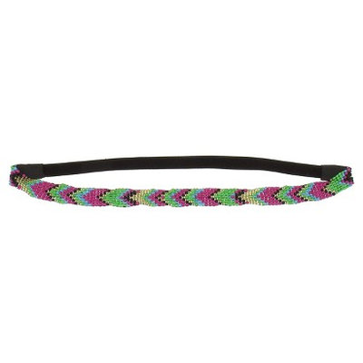 Women's Arrow Beaded Headwrap - Multicolor