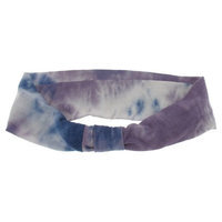 Women's Tie Dye Jersey Cinch Head Wrap - Purple