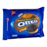 Nabisco Oreo Reese's Sandwich Cookies Peanut Butter