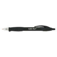 BIC Pro+ Ballpoint Retractable Pen, Black Ink, Medium, Dozen