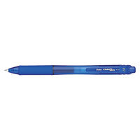 Pentel EnerGel X Retractable Roller Gel Pen, Blue Ink, Medium, Dozen