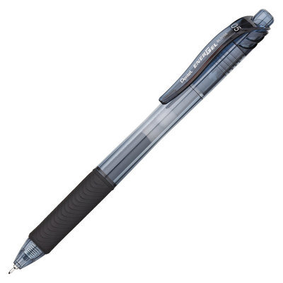PENBLN105ASW2 - Pentel EnerGel X Retractable Roller Gel Pen; Black Ink; 0.5mm Fine Point; 24 per Pack