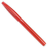 Pentel Arts Pentel Sign Pen Porous Point Capped Water-Based Pen, Red Ink, Fine, Dozen