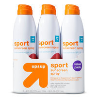 Up & Up Sport SPF15 C-Spray Triple Pack 3-6 Floz
