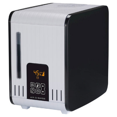 AIR-O-Swiss + AOS U700 + Digital Warn & Cool Mist Humidifier + Ultrasonic - White & Blue