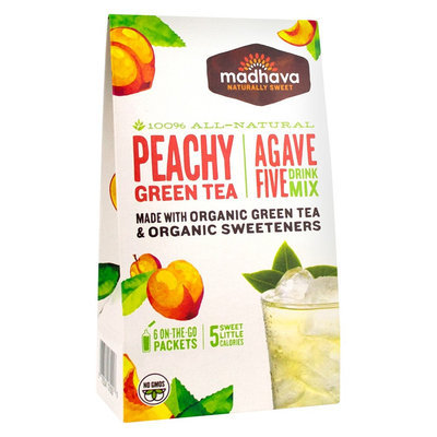 Madhava AgaveFive Drink Mix Peachy Green Tea 0.85 oz