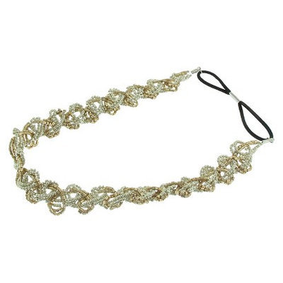 Gma Shanghai Women's Multiple Beaded Headwrap - Gold