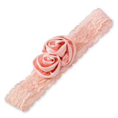Tevolio Toddler Girls' Flower Headwrap - Porcelain Pink 2T-5T