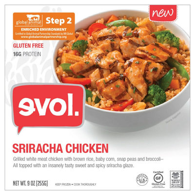 Evol Sriracha Chicken Bowl 9oz