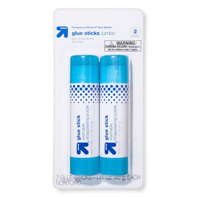 up & up Super Jumbo Glue Stick - 2ct