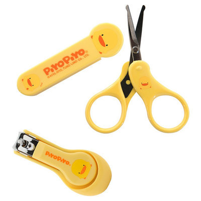 Piyo Piyo Nail/Scissors Care Kit - Yellow